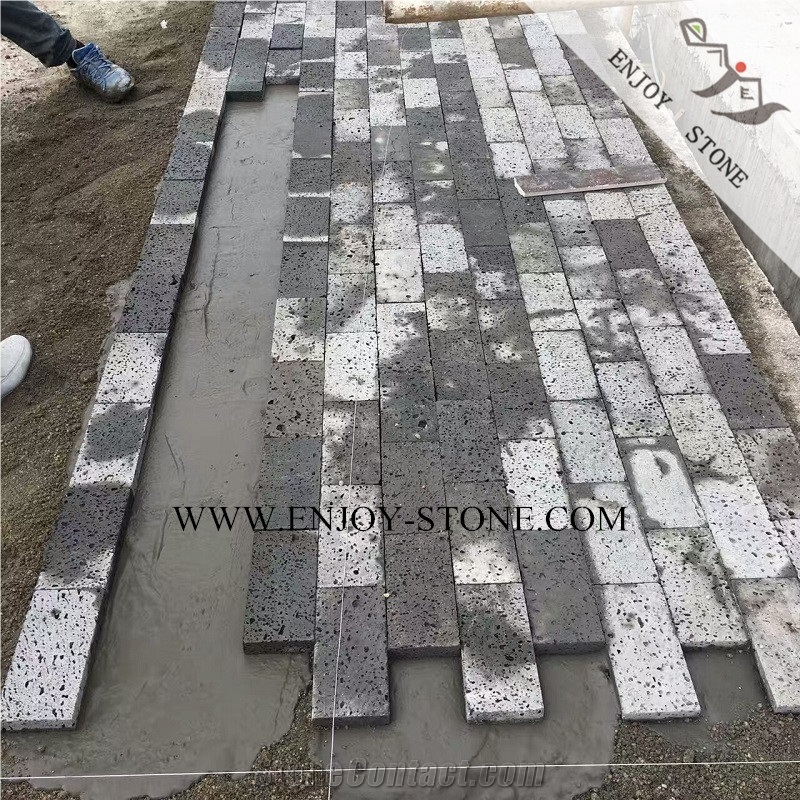 Grey Basalt Cube Stone/Lava Cobble Stone/China Grey Volcanic Pavers,Flooring Coverings,Landscaping,Paving Sets