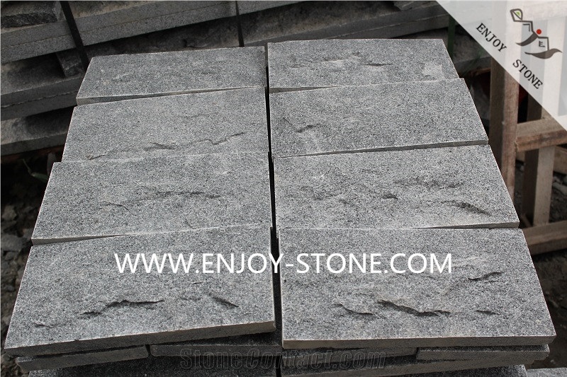 Grey Granite G654 Mushroom Wall Cladding,Natural Split Face Mushroom Stone for Outdoor and Indoor Wall Decoration