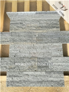 Grey Lava Stone Natural Split Face Culture Stone,Exposed Wall Cladding Stone