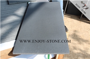 Hainan Black Bluestone,Black Basalt with Cats Paws,Leather/Brushed/Antique Finish Tiles&Slabs