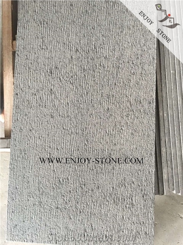 Hainan Grey Basalt Chiseled Tiles,China Grey Basalto Split Floor Tiles,Inca Grey Wall Cladding&Flooring Tiles&Slabs