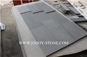 Hainan Grey Basalt Stacked Stone,Machine Cut Culture Stone Veneer,Basalto Brick Stacked Stone,Ledge Stone