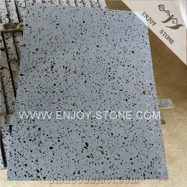 Hainan Lava Stone Tiles,Gray Volcanic Stone,Hainan Grey Basalt Tile,Andesite Stone Pavers with Competitive Price,Basalt Pattern,Lava Stone Floor Tiles,Andesite Wall Tiles