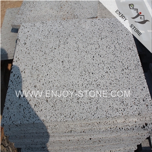 Hainan Lava Stone with Sawn Cut Finish,Gray Volcanic Stone Flooring Tile & Slab,Basalt Pattern,Lava Stone Tiles,Lava Stone Wall Tiles