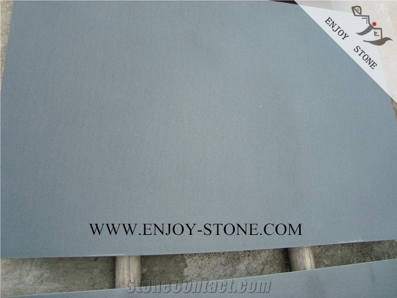 Honed Hainan Grey Basalt Slabs&Tiles,Hainan Grey Basalto/Basaltina/Andesite/Inca Grey Walling&Flooring Decoration