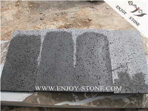 Lava Stone China Basalt Tile,Hainan Lava Stone Slabs,Big Holes Volcanic Basalt Paving Tiles,Volcanic Stone Floor Tiles