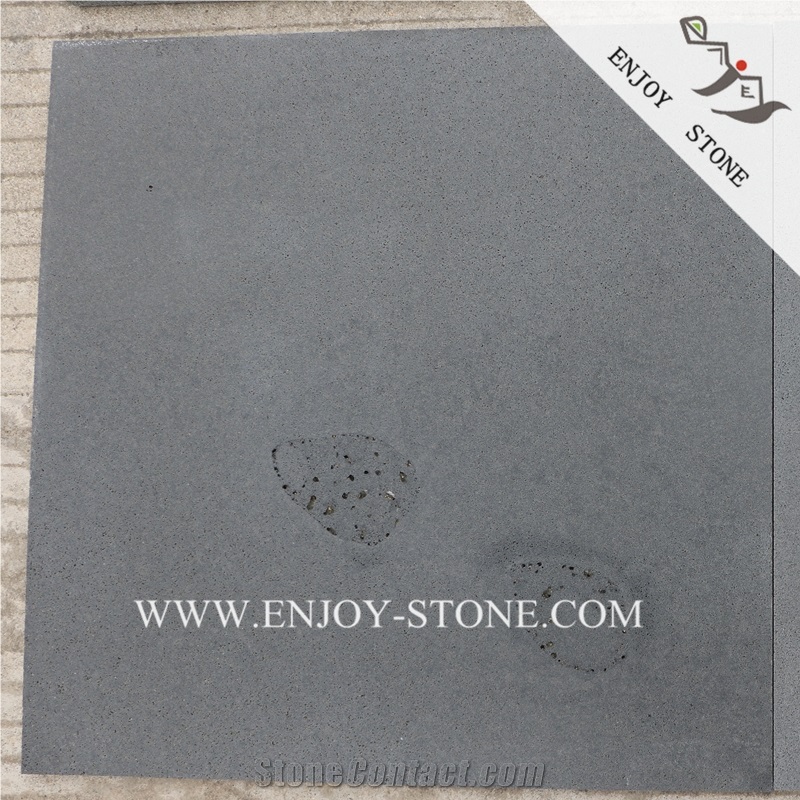 Lava Stone Floor Covering Tile,Grey Basalto Paver with Hole,Bluestone Paver with Honeycomb Paver,Andesite Wall Tile,Basalt Pavers