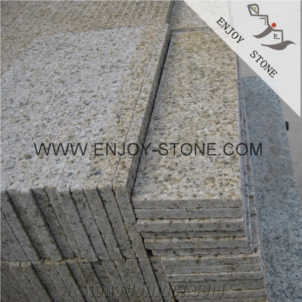 Misty Yellow G682 Granite Wall Covering,Beige Granite Slabs,Rusty Yellow Granite Exterior Flooring Tile
