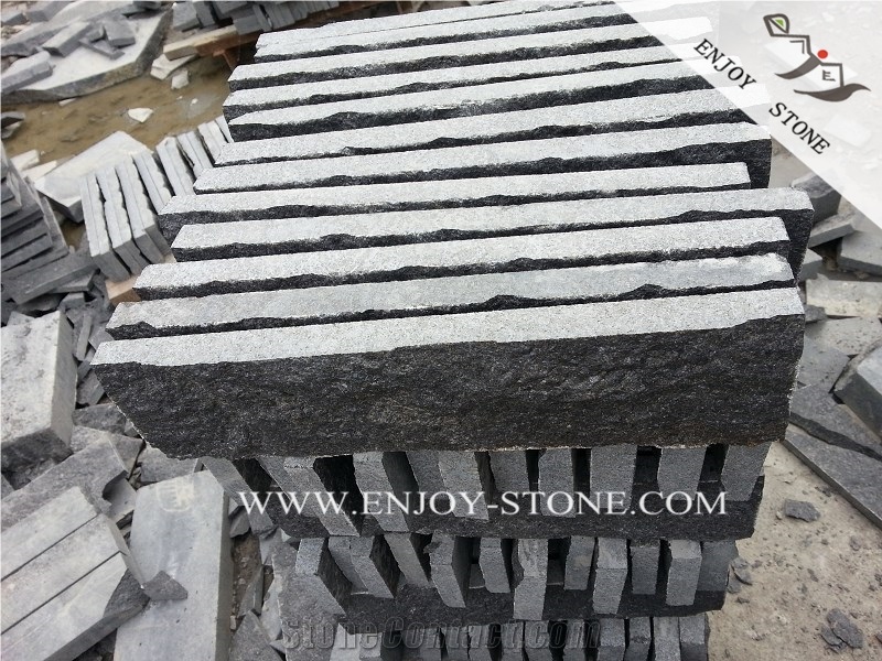 Natural Split Fujian Black Basalt,Split Black Basalt Wall Tile,G684 Black Pearl Basalt Wall Tiles,China Black Basalt Wall Cladding,G3518