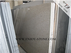 Polished China Yellow Rusty Granite G682 Slabs,Granite Floor Tiles,Granite French Pattern