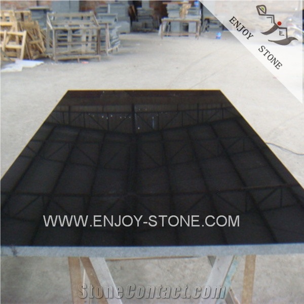Polished Finish China Black Granite Stone Tiles & Slab for Flooring,Wall Cladding
