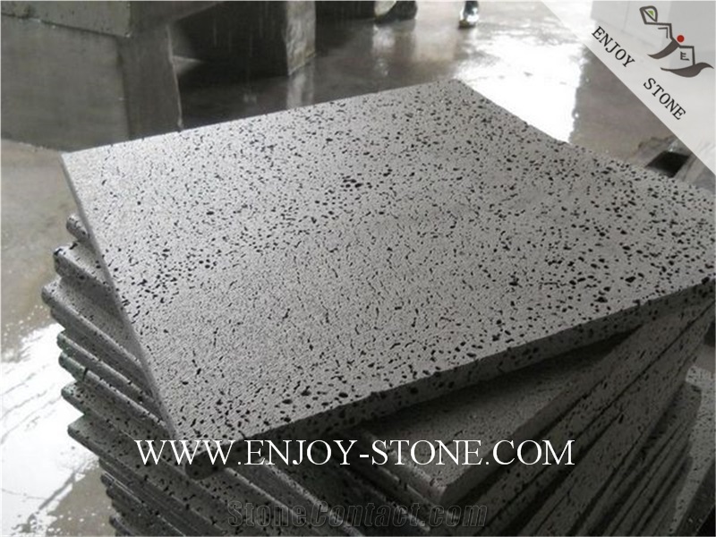 Sawn Tiles Stone Lava Stone/ Gray Basalt China/Basalto/Grey Basalt/Andesite/Lava Stone Sawn Tiles/Slabs/Walling/Flooring/Cladding