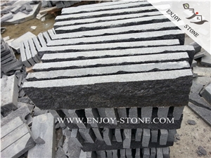 Split Black Basalt Wall Tile,G684 Black Pearl Basalt Wall Tiles,China Black Basalt Wall Cladding,G3518,Fujian Black Basalt