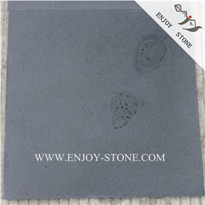 Zhangpu Basalt Flooring with Ant Line,Grey Andesite Paver with Catpaws,Blue Stone with Hole,Andesite Wall Tile,Basalt Pavers