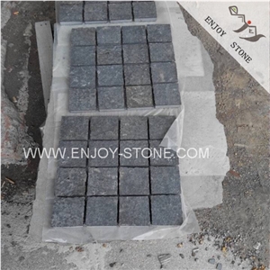 Zhangpu Black Basalt Paver on Mesh,Black Absolute Basalt Cobblestone,Paving Stone for Driveway,Walkway Pavig,Cobbles with the Mesh,Mesh Cobblestone Pavers