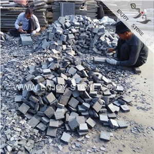 Zhangpu Black Basalt Quarry & Factory Owner,Black Cube Stone,Outdooor Driveways Paving Stone,Basalt Side Stone