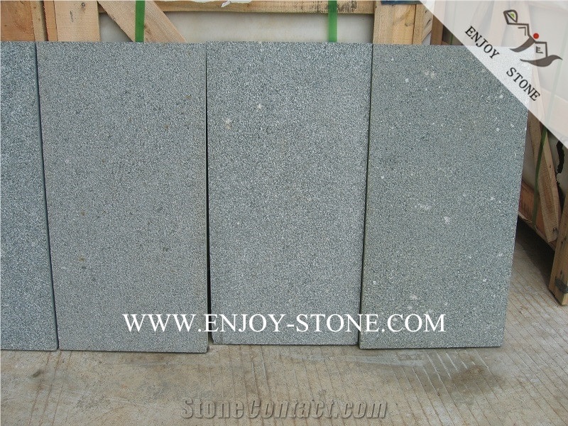 Zhangpu G612 Granite Tiles&Slabs,Bush Hammered Surface,Chinese Green Granite Wall Tiles,Flooring Tiles