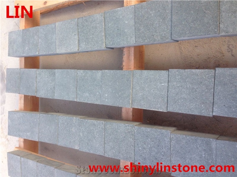 Green Granite, Granite Cobble Stone, Cube Stone, Flooring Tiles, Paverstone