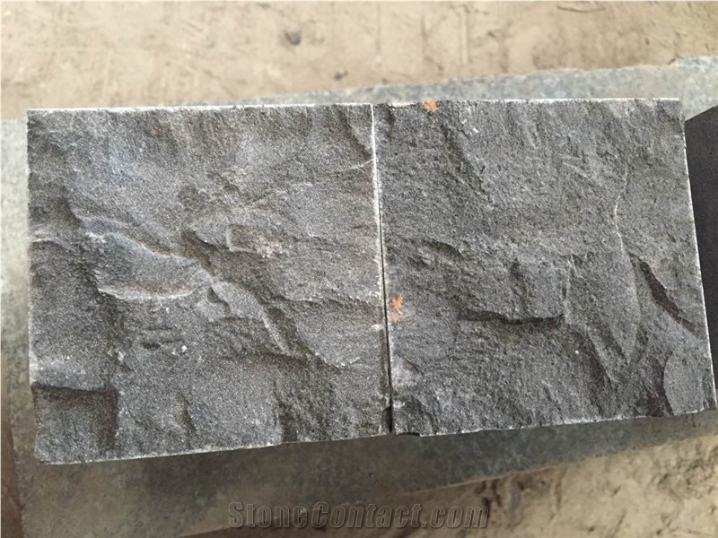 Hebei Black Granite Cobble, China Black Granite Cube Stone, Black Granite