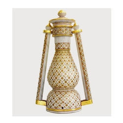 Marble Golden Lamp