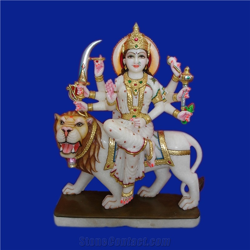 Marble Maa Durga Artifacts