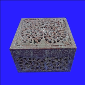 Soapstone Carved Boxes