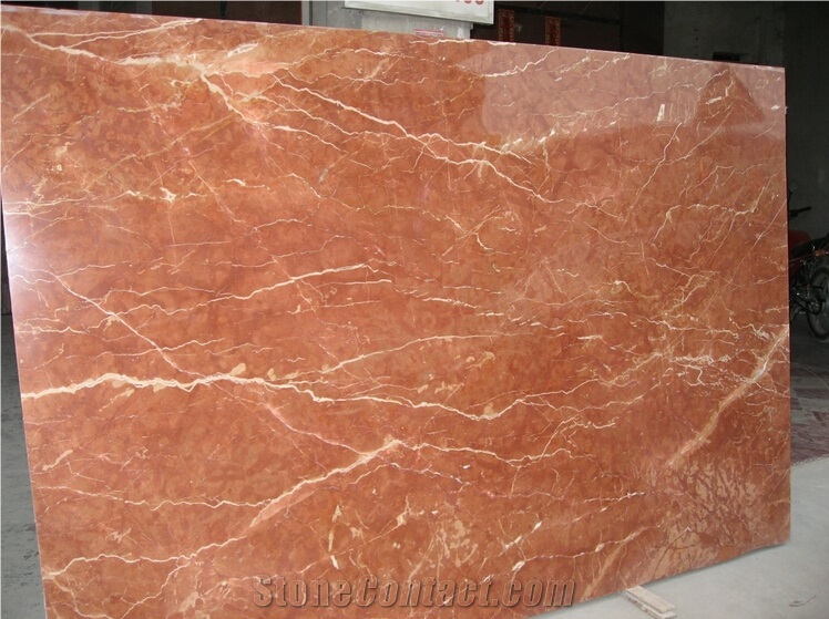 Rojo Alicante Red Marble Slab, Rosso Alicante Red Marble Slabs & Tiles