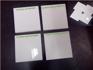 White Neo Paris Polished Nanoglass Slabs & Tiles