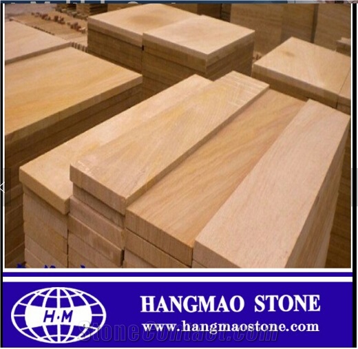 Building Material Yellow Sandstone Tiles for Wall