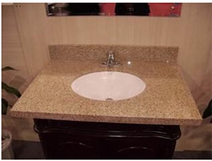 G682 Rustic Cheap Granite Bathroom Vanity Tops
