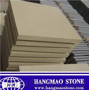 Honed Beige Yellow Sandstone Tiles, China Yellow Sandstone Slabs & Tiles