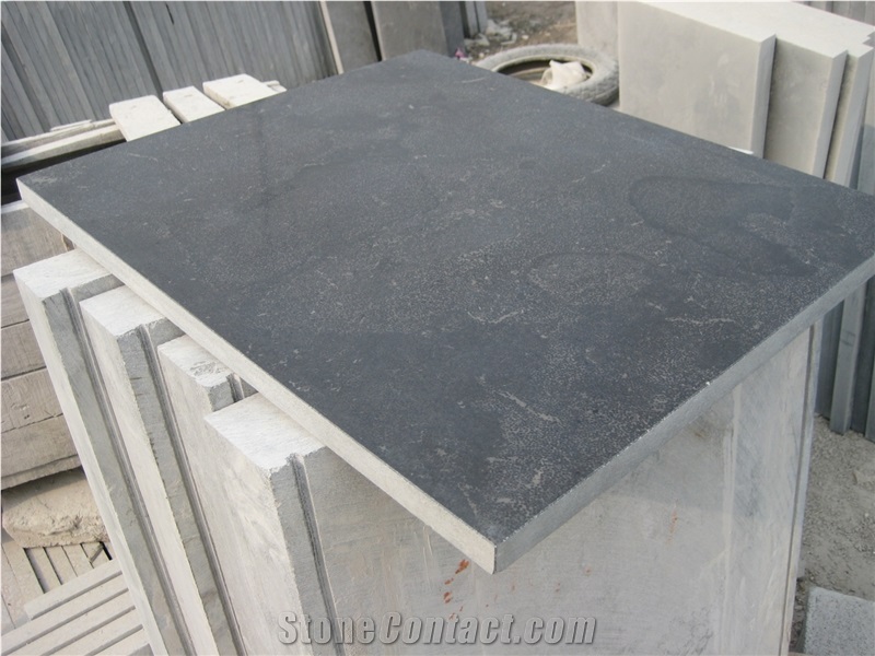 Honed Surface Cut to Size China Blue Limestone Tiles