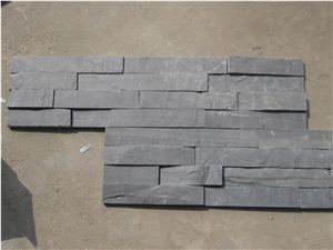 Low Price Nature Culture Stone Black Slate Wall Claddings