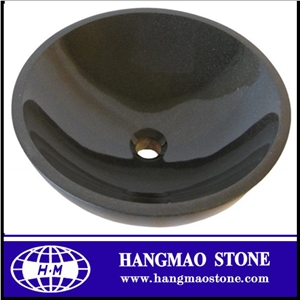 Much Beautiful Black Marble Small Wash Bowls for Bathroom