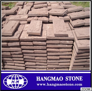 Natural China Red Sandstone Mushroom Stone Competitive Prices