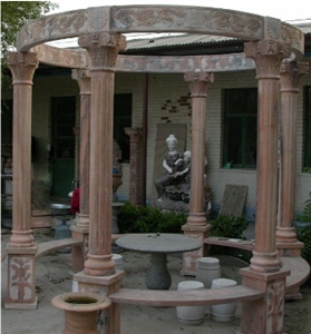 Pink Marble Used Gazebo for Sale