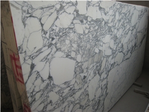 Stock Slabs Good Quality 1.8cm Arabescato Marble Stone
