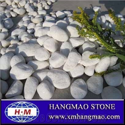 White Pebble Stone,Polished Pebble Stone,White River Stone