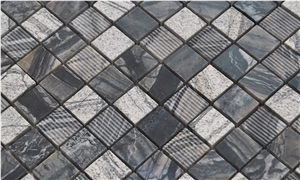 Marble Wall Mosaic/ Floor Mosaic Polished Mosaic Split/Mosaic Pattern Terry Stone