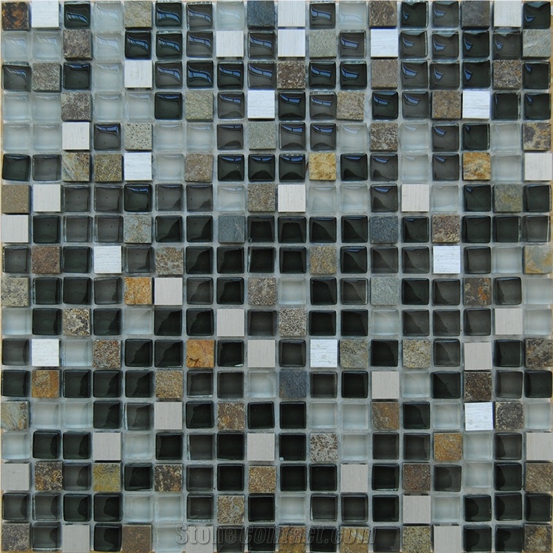 Marble Wall Mosaic/ Floor Mosaic Polished Mosaic Split/Mosaic Pattern Terry Stone