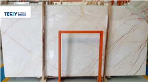 Sofitel Gold Polished Marble Tiles&Slabs for Indoor High-Grade Adornment,Lavabo,Laminate Panel or Luxury Hotel or Home Floor&Wall Cover,Made in China