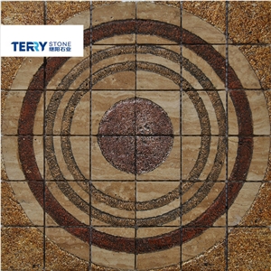 Travertine Mosaic Us as Wall/Floor Covering