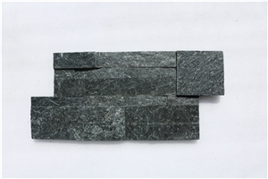 Black Quartzite,Chinese Cultured Stone,Wall Cladding,Wall Decor,Thin Stone Veneer,Ledge Stone