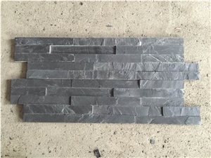 Black Slate,Chinese Black Slate,P018 Wall Cladding,Black Culture Stone,Black Natural Stone