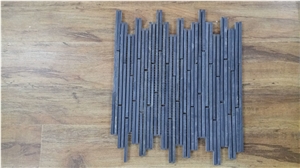 Black Slate Mosaic/Mosaic/Black Mosaic/Chinese Black Slate/Chinese Black Mosaic/Black Mosaic Culture Stone/Black Slate Mosaic Nature Stone/Nature Stone/Culture Stone