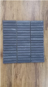 Black Slate Mosaic/Mosaic/Black Mosaic/Chinese Black Slate/Chinese Black Mosaic/Black Mosaic Culture Stone/Black Slate Mosaic Nature Stone/Nature Stone/Culture Stone