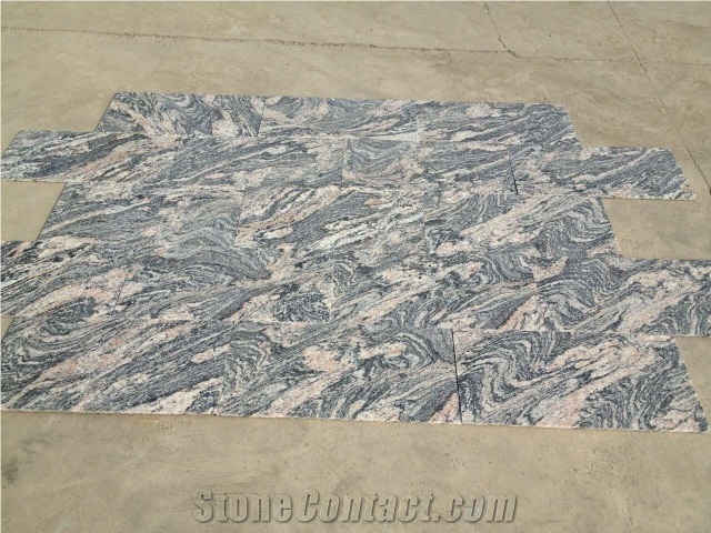 China Pink Juparana Granite Tiles , Slabs , Big Slabs