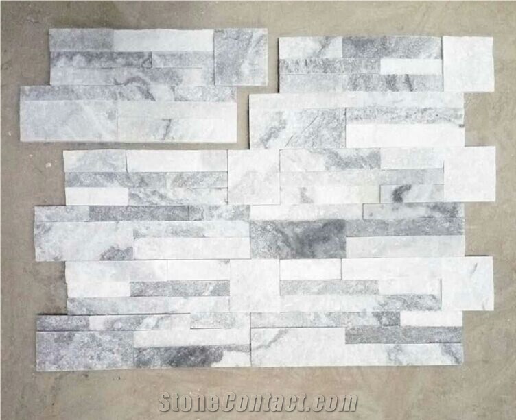 Cloudy Grey Marble Culture Stone Panel