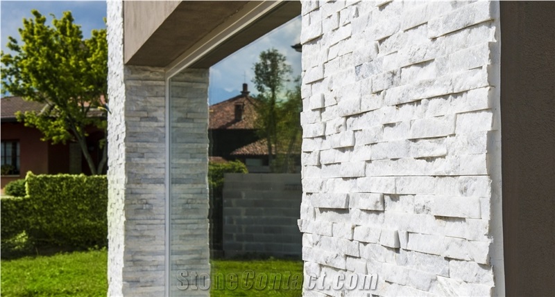 Culture Stone Pure White Quartzite Wall Panel