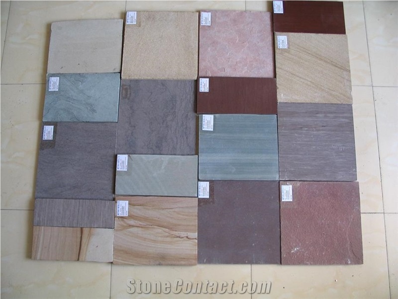 Green Sandstone,Grey Sandstone Tile & Slabs, Grey Sandstone Tiles & Slabs